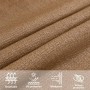 Taupe grey HDPE sail shade 160 g/m² 6x6x6 m by , Umbrellas - Ref: Foro24-311432, Price: 43,44 €, Discount: %