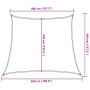 Dunkelgrünes HDPE-Segel mit 160 g/m², 4/5x4 m. von , Sonnenschirme - Ref: Foro24-311491, Preis: 39,13 €, Rabatt: %
