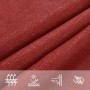 Red HDPE sail shade 160 g/m² 4x5x5 m by , Umbrellas - Ref: Foro24-311646, Price: 30,23 €, Discount: %