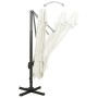 Garden cantilever umbrella with double cover sand 300x300 cm by , Umbrellas - Ref: Foro24-312368, Price: 302,08 €, Discount: %