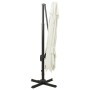Garden cantilever umbrella with double cover sand 300x300 cm by , Umbrellas - Ref: Foro24-312368, Price: 302,08 €, Discount: %