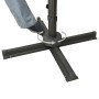 Garten-Pendelschirm mit doppelter Abdeckung in Sandfarbe, 300x300 cm. von , Sonnenschirme - Ref: Foro24-312368, Preis: 301,47...