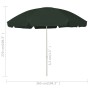 Grüner Strandsonnenschirm 300 cm von , Sonnenschirme - Ref: Foro24-314709, Preis: 40,38 €, Rabatt: %