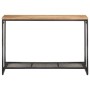 Solid acacia wood console table 110x35x75 cm by , Side tables - Ref: Foro24-320249, Price: 122,31 €, Discount: %