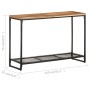 Solid acacia wood console table 110x35x75 cm by , Side tables - Ref: Foro24-320249, Price: 122,31 €, Discount: %