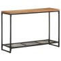 Solid acacia wood console table 110x35x75 cm by , Side tables - Ref: Foro24-320249, Price: 122,31 €, Discount: %