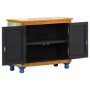 Hand-painted solid mango wood sideboard 70x35x60 cm by , Sideboards - Ref: Foro24-321665, Price: 185,81 €, Discount: %