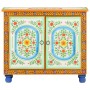 Hand-painted solid mango wood sideboard 70x35x60 cm by , Sideboards - Ref: Foro24-321665, Price: 185,81 €, Discount: %