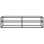 Mueble para TV negro con vidrio templado negro 160x40x40 cm de , Muebles TV - Ref: Foro24-322867, Precio: 293,85 €, Descuento: %