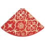 Luxury Christmas tree skirt with red fabric stocking 150 cm by , Christmas tree footmuff - Ref: Foro24-330277, Price: 23,87 €...