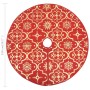 Luxury Christmas tree skirt with red fabric stocking 150 cm by , Christmas tree footmuff - Ref: Foro24-330277, Price: 23,87 €...