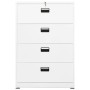 White steel filing cabinet 90x46x134 cm by , Filing cabinets - Ref: Foro24-336294, Price: 451,27 €, Discount: %