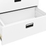 Stahlschrank in Weiß 90x46x134 cm von , Aktenschränke - Ref: Foro24-336294, Preis: 443,02 €, Rabatt: %