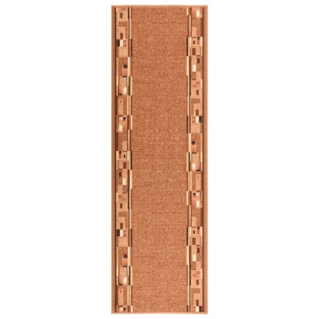 Rutschfester brauner Flurläufer 67x250 cm von , Teppiche - Ref: Foro24-336640, Preis: 30,93 €, Rabatt: %