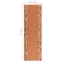 Rutschfester brauner Flurläufer 67x250 cm von , Teppiche - Ref: Foro24-336640, Preis: 30,93 €, Rabatt: %