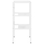 Weißes Eisenwaschbeckenstruktur 40x38x31 cm von , Badezimmerwaschtische - Ref: Foro24-338484, Preis: 59,88 €, Rabatt: %