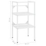 Weißes Eisenwaschbeckenstruktur 40x38x31 cm von , Badezimmerwaschtische - Ref: Foro24-338484, Preis: 59,88 €, Rabatt: %