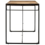 Massivholz-Barhockertisch aus rauem Mangoholz 175x90x110 cm von , Küchen- und Esstische - Ref: Foro24-351720, Preis: 277,99 €...