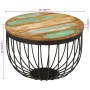 Massiver recycelter Holz- und Stahltisch Ø50x35 cm von , Couchtisch - Ref: Foro24-352025, Preis: 93,59 €, Rabatt: %