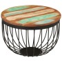 Massiver recycelter Holz- und Stahltisch Ø50x35 cm von , Couchtisch - Ref: Foro24-352025, Preis: 93,59 €, Rabatt: %