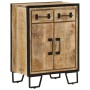 Sideboard with 2 drawers, iron and solid mango wood, 53x31x72 cm. by , Sideboards - Ref: Foro24-352038, Price: 240,55 €, Disc...