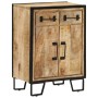 Sideboard with 2 drawers, iron and solid mango wood, 53x31x72 cm. by , Sideboards - Ref: Foro24-352038, Price: 240,55 €, Disc...