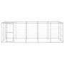 Außengehege aus verzinktem Stahl mit einem Dach, 12,1 m². von , Hundehütten und Zäune - Ref: Foro24-3082304, Preis: 512,62 €,...