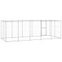 Außengehege aus verzinktem Stahl mit einem Dach, 12,1 m². von , Hundehütten und Zäune - Ref: Foro24-3082304, Preis: 512,62 €,...