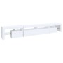 Mueble de TV con luces LED blanco 260x36,5x40 cm de , Muebles TV - Ref: Foro24-3152778, Precio: 182,56 €, Descuento: %