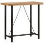 Hohes Tisch aus Eisen und massivem Akazienholz 110x55x107 cm von , Küchen- und Esstische - Ref: Foro24-356370, Preis: 246,60 ...