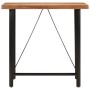Hohes Tisch aus Eisen und massivem Akazienholz 110x55x107 cm von , Küchen- und Esstische - Ref: Foro24-356370, Preis: 246,60 ...