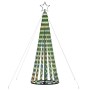 Weihnachtsbaum mit LED-Beleuchtung, 275 farbigen LEDs, 180 cm von , Weihnachtsbäume - Ref: Foro24-358067, Preis: 52,28 €, Rab...