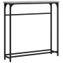 Engineered wood gray Sonoma console table 75x19.5x75 cm by , Side tables - Ref: Foro24-834138, Price: 33,48 €, Discount: %