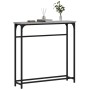 Engineered wood gray Sonoma console table 75x19.5x75 cm by , Side tables - Ref: Foro24-834138, Price: 33,48 €, Discount: %