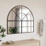 Espejo de pared arco de hierro negro 100x90 cm de , Espejos - Ref: Foro24-3200611, Precio: 165,02 €, Descuento: %