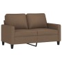 Zweiplätziges braunes Stoffsofa, 120 cm. von , Sofas - Ref: Foro24-359158, Preis: 216,18 €, Rabatt: %