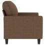 Zweiplätziges braunes Stoffsofa, 120 cm. von , Sofas - Ref: Foro24-359158, Preis: 216,18 €, Rabatt: %