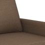 Zweiplätziges braunes Stoffsofa, 120 cm. von , Sofas - Ref: Foro24-359158, Preis: 216,18 €, Rabatt: %