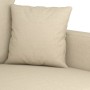 Juego de sofás con cojines 3 piezas tela crema de , Sofás - Ref: Foro24-3201674, Precio: 531,55 €, Descuento: %