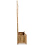 Gartenpflanzgefäß mit Bambusspalier 70 cm von vidaXL, Töpfe und Pflanzgefäße - Ref: Foro24-43714, Preis: 80,55 €, Rabatt: %