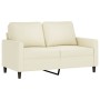 Sofagarnitur mit 4-teiligen cremefarbenen Samtkissen. von , Sofas - Ref: Foro24-3201972, Preis: 798,81 €, Rabatt: %