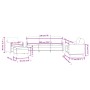 Viersitzer-Sofa-Set aus blauem Samt von , Sofas - Ref: Foro24-3201953, Preis: 762,76 €, Rabatt: %