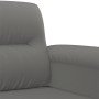 3-piece dark gray microfiber fabric sofa set with cushions by , Sofas - Ref: Foro24-3202358, Price: 631,03 €, Discount: %