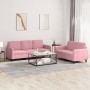 Zweiteiliges Samtsofa-Set in Rosa. von , Sofas - Ref: Foro24-3202017, Preis: 556,12 €, Rabatt: %