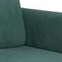 Zweiteiliges Sofaset mit dunkelgrünen Samtkissen. von , Sofas - Ref: Foro24-3202036, Preis: 591,47 €, Rabatt: %