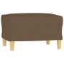 Three-piece sofa set with brown fabric cushions. by , Sofas - Ref: Foro24-3202097, Price: 465,26 €, Discount: %