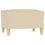 Juego de sofás con cojines 3 piezas tela crema de , Sofás - Ref: Foro24-3202144, Precio: 532,86 €, Descuento: %