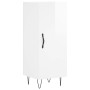 Hoher Schrank aus weiß glänzendem Sperrholz, 34,5x34x180 cm. von , Sideboards - Ref: Foro24-3199203, Preis: 114,32 €, Rabatt: %