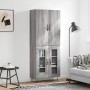 Hoher Schrank aus grauem Sonoma-Sperrholz, 69,5x34x180 cm. von , Sideboards - Ref: Foro24-3198071, Preis: 159,32 €, Rabatt: %