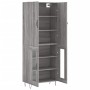 Hoher Schrank aus grauem Sonoma-Sperrholz, 69,5x34x180 cm. von , Sideboards - Ref: Foro24-3198071, Preis: 159,32 €, Rabatt: %